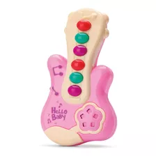 Brinquedo Para Bebe Com Luz Som Guitarra Musical - Pica Pau