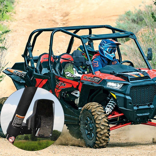 Utv Side View Mirrors For . And  Roll Bar Cage Pack, Ad... Foto 5