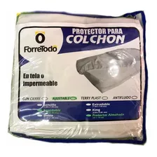 Protector De Colchón Y 2 Fundas Almohada De Plástico 1.20