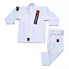 Kimono Infantil Jiu Jitsu Trançado Branco - Koral