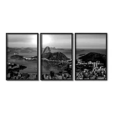 Quadros Rio De Janeiro Ponto Turístico Sala Com Vidro 40x60