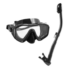 Conjunto Máscara Snorkel Dry Seco Fun Dive, Mergulho Pesca