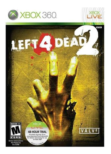 Left 4 Dead 2 Valve Xbox 360  Físico