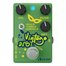 Vedo Pedal De Efeito De Distorção Vintage True Bypass Peças