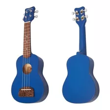 Ukelele Soprano Kohala Tiki Uke - Colores Yw/blue/red