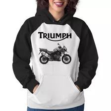 Moletom Feminino Moto Triumph Tiger 1200 Alpine Edition