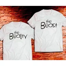 Dúo De Playeras The Beauty And The Beast