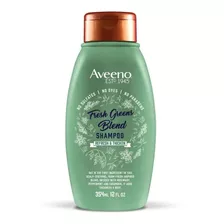 Shampoo Aveeno Con Romero Menta Pepino Fortalece Da Volumen