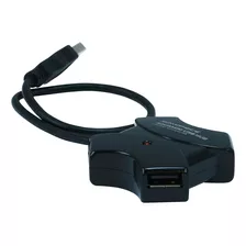 Monoprice 4-port Usb 2.0 hub Pasivo (), Negro