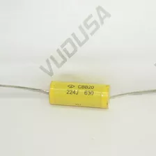 Capacitor 0.22 Uf X 630v Polipropileno No Inductivo Cbb20