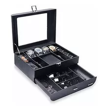 Caja De Reloj Homde Vitrina De Arco Organizador De Joyas D