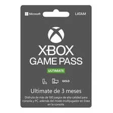 Xbox Game Pass Ultimate - 3 Meses