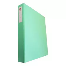 Carpeta Pvc Pastel Color A4 2x40mm The Pel Color Verde