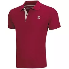 Polo Ark 5700v Color Vino Para Hombre Tx3