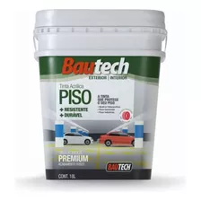 Super Tinta Para Piso Acrilica Premium Bautech 18l Ultra