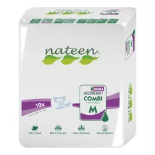 Pañal Nateen Adulto Ultra (premium) Talla M (pack 4x10uni)