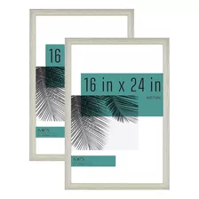 ~? Mcs Studio Gallery Frame, Gris Woodgrain, 16 X 24 In, 2 P