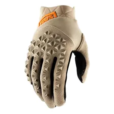 Luva 100% Airmatic Sand Motocross Cor Bege/tamanho M