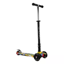 Monopatín Scooter Gadnic Con Luces Plegable + 4 Ruedas