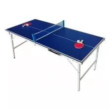Mesa De Ping Pong Gs-tt-161 Athletic Works Portátil 60 PuLG Color Azul