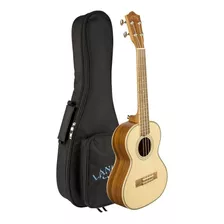 Lanikai Spst T Ukelele Tenor Tapa Solida Con Funda