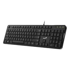 Teclado Genius Slimstar M200 Usb Multimedia Black Color Del Teclado Negro