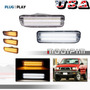 For 95-00 Toyota Tacoma Clear Front Bumper Switchback Led 