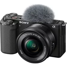 Câmera Sony Zv-e10 Mirrorless 4k Com Lente 16-50mm (preta)