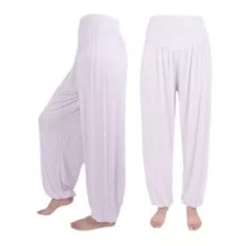 Pantalones De Algodón Suave Yoga Deportes Baile Harem