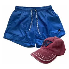 Malla De Hombre Short Con Gorra De Regalo!!