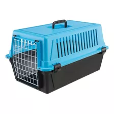 Transportadora Gato/perro Ferplast 20 - Gris Claro Con Negro