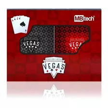 10xund Baralho Jogo De Cartas Vegas Kit Com 2 Jogos Mb Tech