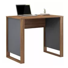 Mesa Para Computador Office Morada Demóbile Cor Amêndola/grafito