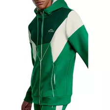 Sudadera Deportiva Con Cortes Hpc Polo Verde Hombre 3435