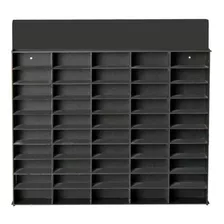 Estante Hobby Hotweels Organizador 50 Lugares Laser Preto