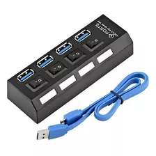 Hub Usb Md9 Por Ntc C/ Interruptor De Energia 4 Portas Usb