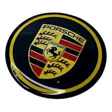 Emblema Logo Adesivo Calota Roda Porsche 51mm - A Unidade 