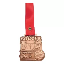 10 Medallas Deportivas Futbol Soccer Mg003