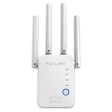 Repetidor Router Wifi Inalambrico Pix-link Wr16q 300mbps 4an
