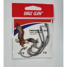 Anzuelo Eagle Claw Variada Mar Acero Inox Pesca 043ss - 1/0