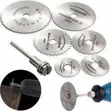 Kit 6 Discos De Corte Madera Dremel 22 - 50mm Sierra Hss