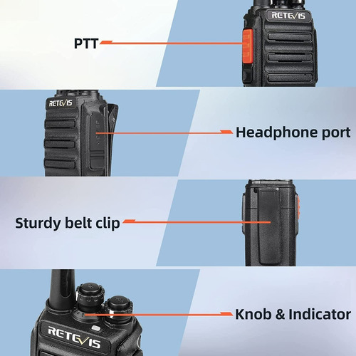 Retevis H-777s Radios De Comunicacion Largo Alcance Foto 3