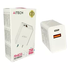 Cargador De Pared Aitech Cdq-071 25w Pd+qc3.0