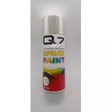 Spray De Pintura Color Plateado Metalizado Marca Q7 