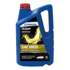 Aceite 100% Sintetico Fercol Oleum 0w20 X 4 Lt Api Sp