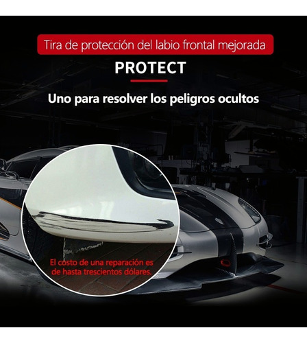 Lip Samurai Universal Facia Faldon Flexible Estribo Spoiler Foto 10