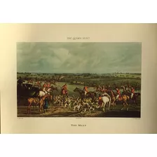 Reproducción Grabado 1835 The Quorn Hunt The Meet 30 X 40 Cm