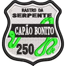 Patch Bordado Brasão Pontos Turisticos Serra Da Serpente Mot