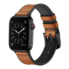 Correa De Cuero Para Apple Watch 42 44 45 49mm Banda De Piel