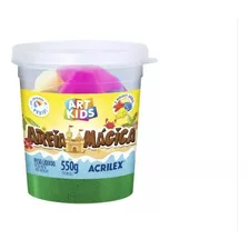 Areia Mágica Cinética Art Kids Verde 550g - Acrilex